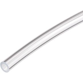 DMiotech 3mm ID 5mm OD Clear PVC Tube Flexible Transparent Hose Tubing for Water, Air, Oil Tube,3.28ft Length