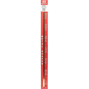 K & S Precision Metals 8266 Rectangular Brass Tube, 5/32" X 5/16" x 0.014" Wall x 12" Long, 1 Piece, Made in The USA