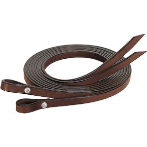Weaver Leather Bridle Leather Split Reins, Brown, 5/8" x 7'
