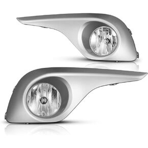 AUTOWIKI Fog Lights For Toyota Highlander 2011-2013(Do not fit Hybrid models) Fog Light Assembly 2PCS OEM Replacement Fog Lamps