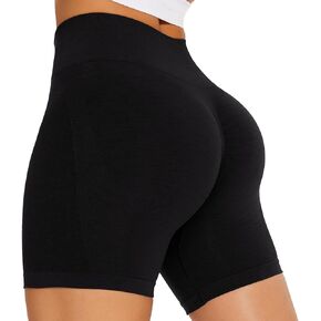 RIOJOY Women's Workout Shorts High Waisted Booty Shorts Yoga Gym Shorts Butt Lifting Running Biker Shorts