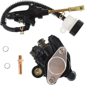 Rear Brake Caliper and Master Cylinder Replacement for Yamaha Banshee 350 1987-2006 with Pads