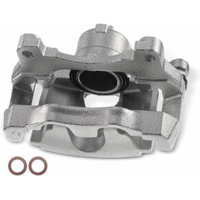 A-Premium Disc Brake Caliper Assembly with Bracket Compatible with Select Infiniti Models - G35 2007-2008, G37 2008-2013, Q60 2014-2015 - Front Left Driver Side