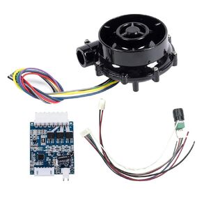 24V Brushless Centrifugal Air Blower DC WS7040 7040 Blower Fan 6.5Kpa +Potentiometer + Driver Compatible with VzBoT HevORT 3D Printer, Air Cushion Machines, UAV, Fuel Cell, Car Mounted Purifier