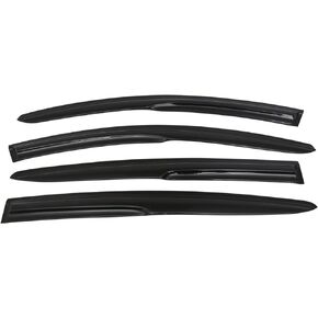 Window Visors Compatible with 2016-2022 Honda HRV HR-V, Smoked JDM Stick On Acrylic Rain Guards by IKON MOTORSPORTS, 2017 2018 2019 2020