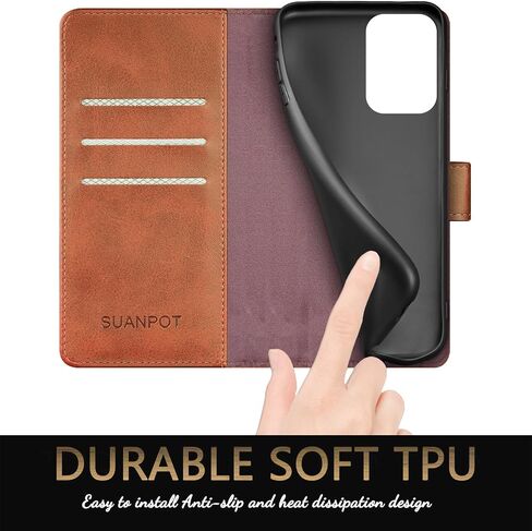 SUANPOT for Motorola Moto G 5G 2024/G Play 2024 Wallet case with RFID Blocking Credit Card Holder,Flip Book PU Leather Protective Cover Women Men for Moto G 5G 2024/G Play 2024 Phone case Black in Saudi Arabia