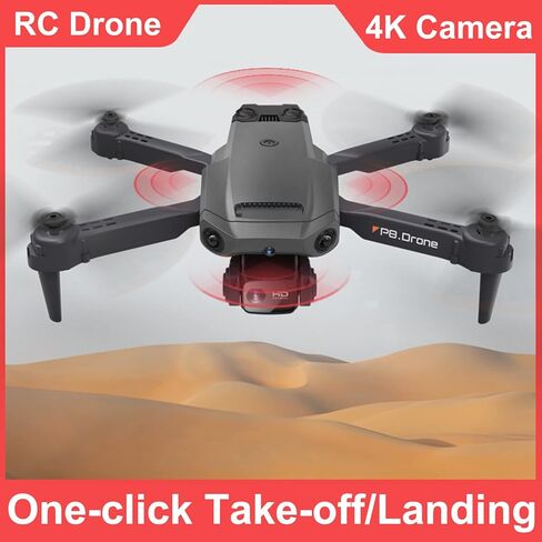 GoolRC Drone, Drone with Dual 4k RC Quadcopter 4 Sided Obstacle Avoidance Waypoint Flight Gesture Control with ESC Lens Camera Drone Storage Bag Package in Saudi Arabia