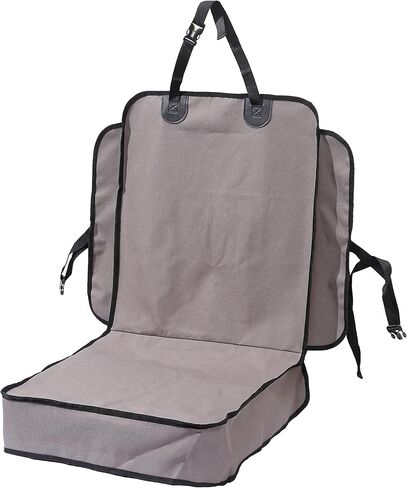 Car Front Seat Cover for Dog, Water Proof and Anti-Slip, Protect Front Seat from Scratches Scuffs Shedding Mud and Easy Washing Cleaning, Pet Supplies in Kuwait