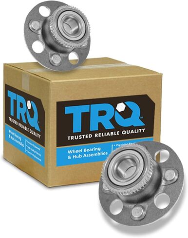 TRQ Rear Wheel Hub Bearings Assembly Set Compatible with 2001-2005 Honda Civic in Saudi Arabia