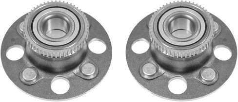 TRQ Rear Wheel Hub Bearings Assembly Set Compatible with 2001-2005 Honda Civic in Saudi Arabia