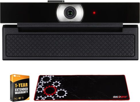 LG VC23GA Smart Camera, Full HD 1080p at 30 fps, TV Webcam, Magnetic Attachment Bundle with 1 YR CPS Enhanced Protection Pack and Deco Gear Large Extended Pro Gaming Mouse Pad in Saudi Arabia