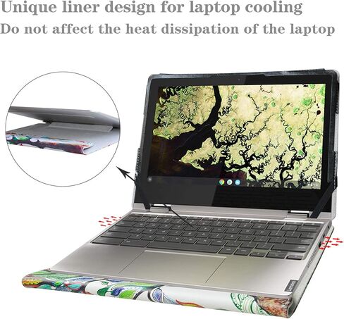 Alapmk Protective Case Cover for 11.6" Lenovo Chromebook C340 C340-11/Lenovo Chromebook Flex 3i/Lenovo IdeaPad Flex 3 11IGL05 Laptop[Not fit Lenovo Chromebook C340-15/Chromebook C330-11],Black in Saudi Arabia