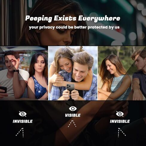 حزمة من 2 واقي شاشة للخصوصية لهاتف iPhone 15 Plus بصلابة 9H، زجاج مقاوم للخدش سهل التركيب - شاشة الخصوصية iPhone 15 Plus مع مجموعتين للتنظيف وأداة تطبيق إطار واحدة in Kuwait