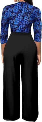 Yiershu Women Elegant jumpsuits Long Split Pants Cocktail silk jumpsuits in Saudi Arabia