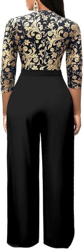 Yiershu Women Elegant jumpsuits Long Split Pants Cocktail silk jumpsuits in Saudi Arabia