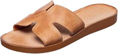 Antelope Women's Alex Leather Flat Sandals in Saudi Arabia