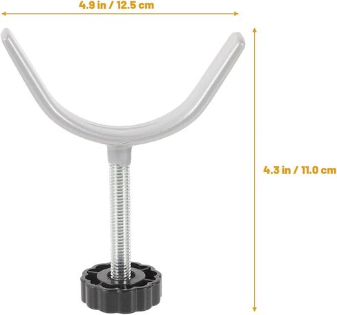 Y Shaped Spindle Rods 2pcs Fence Gate Threaded Rod Y Threaded Spindle Rod Crib Rail Guard Non Punching Screws Toddler PVC Lagging Door Baby Stair Banister Poles in Saudi Arabia
