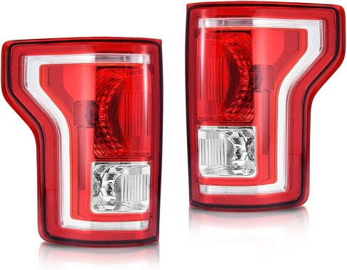 AUTOSAVER88 Tail Lights Assembly Compatible with 2015-2017 Ford F-150 f150 15 16 17 Tail Lamps Taillights taillamps tail light Red Clear OE Replacement Assembly - Driver Side in Saudi Arabia