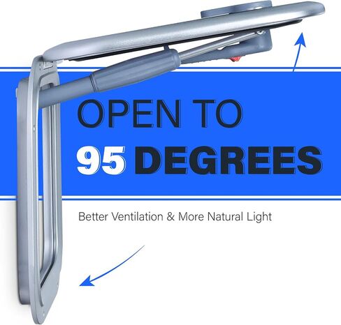 Amarine Made Anodized Aluminum Marine Access Hatch, 12.7"x12.7" Boat Hatch, Marine Deck Access Hatch & Lid for 15mm Deck in Marine Environment, Boat Skylights Window for Boat/Yacht/RV, Silver in Saudi Arabia
