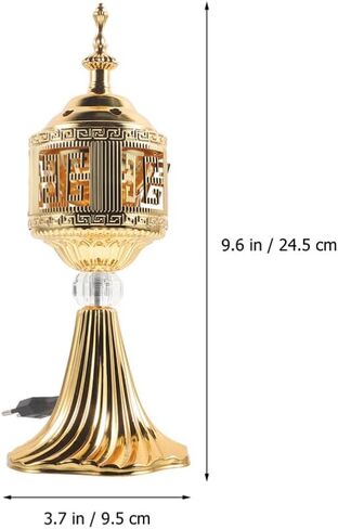 Uonlytech Bakhoor Electric Incense Burner Oud Frankincense Incense Burner Metalic Bakhoor Burner Holder for Yoga Spa Aromatherapy Office Home Decor in Saudi Arabia