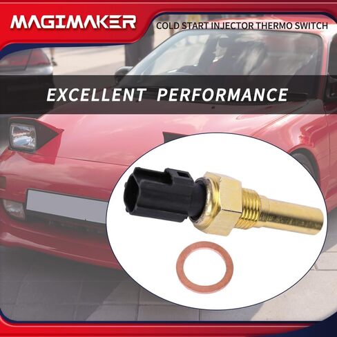 Cold Start Fuel Injector Sensor Switch Compatible with Toyota 4Runner Celica Land Cruiser Tacoma MR2 Pickup T100 1988-1995 Replace 89462-20040 8946220040 60-89462-20040 TS255 in Saudi Arabia