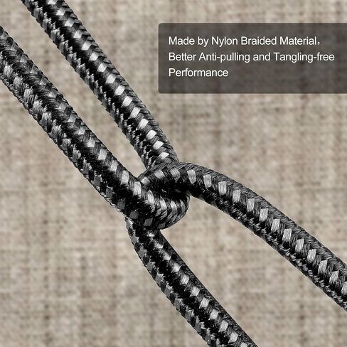 متوافق مع كابل توصيل Oculus Quest 2 بطول 16FT USB 3.0 من النوع A إلى C، سلك شحن طويل مضفر من النايلون من Kuject، سلك شحن تمديد بيانات الطاقة باللون الرمادي، ملحقات ألعاب الواقع الافتراضي لـ Oculus Quest in Kuwait