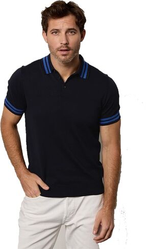 Velvet by Graham & Spencer Men's Hogan Short Sleeve Polo Shirt in Saudi Arabia