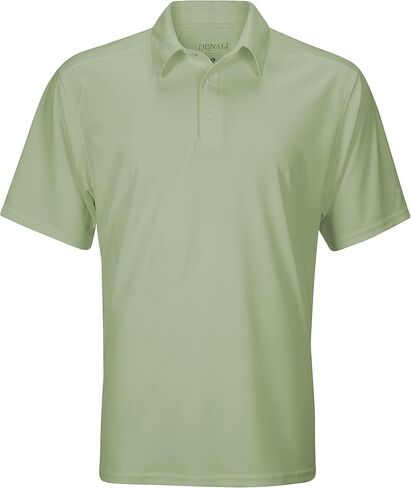 Denali Men's Golf Polo UPF 50+ Short Sleeve Shirt, Quick Dry Activewear, Lightweight UV Protection in Saudi Arabia