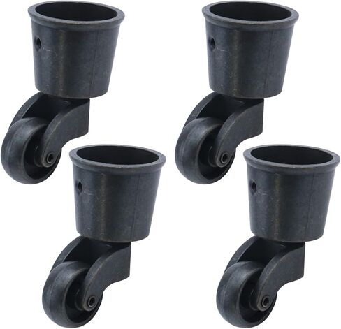 4Pcs 1.50'' Bronze Zinc Alloy 360° Swivel Round Cup Caster for Furniture in Kuwait