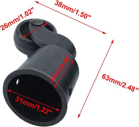 4Pcs 1.50'' Bronze Zinc Alloy 360° Swivel Round Cup Caster for Furniture in Kuwait