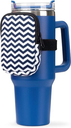 Water Bottle Pouch Accessory | Compatible with Stanley Tumbler| Great for Workouts, Gym, Sports| Keeps Cash, Keys, and Earbuds Safe in Kuwait