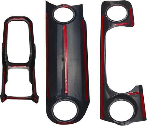 ABS Center Console Panel Dashboard Cover Compatible with Jeep Wrangler JL 2018-2023/ Jeep Gladiator JT 2020-2023 Interior Trim Decor for Jeep Accessories (Blue) in Kuwait