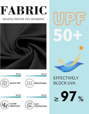 WOWENY Womens High Waisted Swim Skirts with Built-in Shorts Ruffle Adjustable Drawstring Bathing Suit Botttom Swim Skort in Kuwait