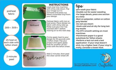 فينيل نقل الحرارة من رقائق الكروم المائي بطول 10 أقدام HTV - عاكس، سهل إزالة الأعشاب الضارة، يمكن كيه على الفينيل من أجل صورة ظلية كاميو، كريكت، جميع أدوات القطع الحرفية من Craftables in Kuwait