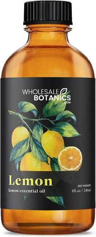 Lemon Essential Oil by Wholesale Botanics | Premium Grade 100% Undiluted Essential Oil | for Aromatherapy, Soaps, Lotions, & Candles | Vegan & Cruelty Free (1 Fl Oz) in Saudi Arabia