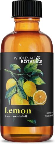 Lemon Essential Oil by Wholesale Botanics | Premium Grade 100% Undiluted Essential Oil | for Aromatherapy, Soaps, Lotions, & Candles | Vegan & Cruelty Free (1 Fl Oz) in Saudi Arabia