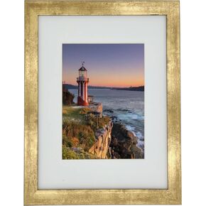 11x13 Photo Frame Gallery Picture frame with 8x10 mat,Freestanding and Wall Mountable,Gold