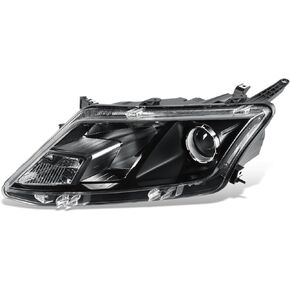 DNA MOTORING Left OE Style Projector Headlight Compatible with 2010-2012 Ford Fusion,OEM-HL-0239-L