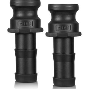 Pushglossy1 Pcs Cam Lock Fittings Type E Polypropylene Camlock Fittings Cam and Groove Hose Fittings, Male Adapter x Hose Shank, Suction Hose Camlock Fittings Camlock Coupling(1-1/2'') in Kuwait