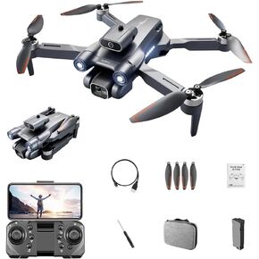 4K Drone 2024 for Adults Ultra Portable Lightweight Foldable High-end HD Drone, Fiber Body, Auto Return, Follow Me, Drone with Camera for Beginners in Saudi Arabia