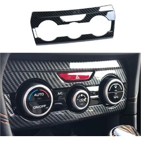 for Subaru Interior Console Dashboard Panel Air Condition Cover Trim for Subaru Crosstrek Impreza Sport Limited Premium Hybrid 2018 2019 2020 2021 2022 (Carbon Fiber Grain)