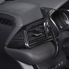 Kadore for 2018-2023 Toyota Camry Wood Grain Style Interior Side Left Air Vent Outlet Cover Trim Frame LHD 1pc