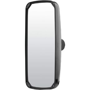 610872 Aerodynamic 8 x 17-Inch Plastic West Coast Mirror Head, Fits 3/4 to 1-1/4-In Tube, Universal Driver or Passenger Side, Chrome