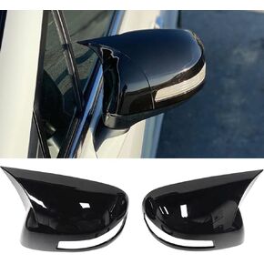 XITER 2PCS ABS Plastic ox Horn Side Mirror Cover Exterior Decoration Rearview Mirror Guard Cover Trim for 8th Honda Civic 2006-2011 Accessories(Fit Without Turn Signal，Carbon Fiber)