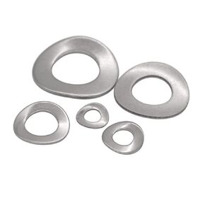 Maxmoral 280PCS Wave Spring Washer Kit 304 Stainless Steel Wave Washer Sizes Include M3 to M12 Used for Electrical Connection in Domestic and Commercial Appliance Automotive and Marine Application