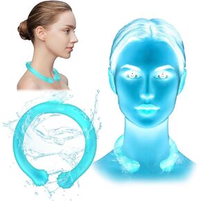 Neck Cooling Tube, Innovative Personal Cooling Device Constructed of Aerospace Grade 78°F Thermostatic Material Summer Essentials Regulate Body Temperature Suitable for Home, Office, Travel, Sports