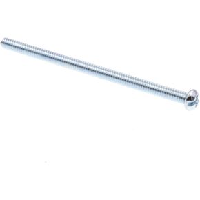 Prime-Line 9004880 Machine Screw, Round Head, Slotted/Phillips Combo, #10-24 X 3-1/2 in, Zinc Plated Steel, Pack of 25