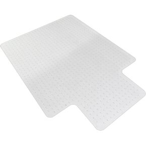 Heavy Duty Office Chair Mat with Lip for Carpet - 48 x 36 Inches Clear Desk Chair Mat - Anti-Slip Durable Carpet Protector for Desk Chair in Saudi Arabia