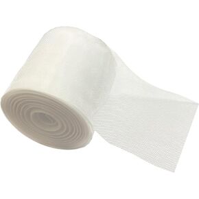 IF&D Fabrics and Drapes- 6 Yards - 4 Inch Wide - Clear/Translucent Sew-in Buckram/Heading Tape - Style #BT4400