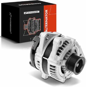 A-Premium Alternator Compatible with Toyota Tacoma 2005 2011 2012 2013 2014 2015, Tundra 2006 2007 2008 2009 2010, V6 4.0L, 12V 100Amp Clockwise 7-Groove Pulley, Replace# 27060-0P030, 104210-4230